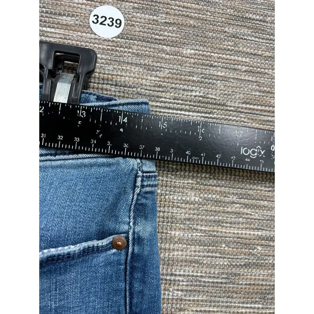 Talbots Jegging Crop Jeans Womens Size 6 Blue Mid Rise Denim Stretch *READ